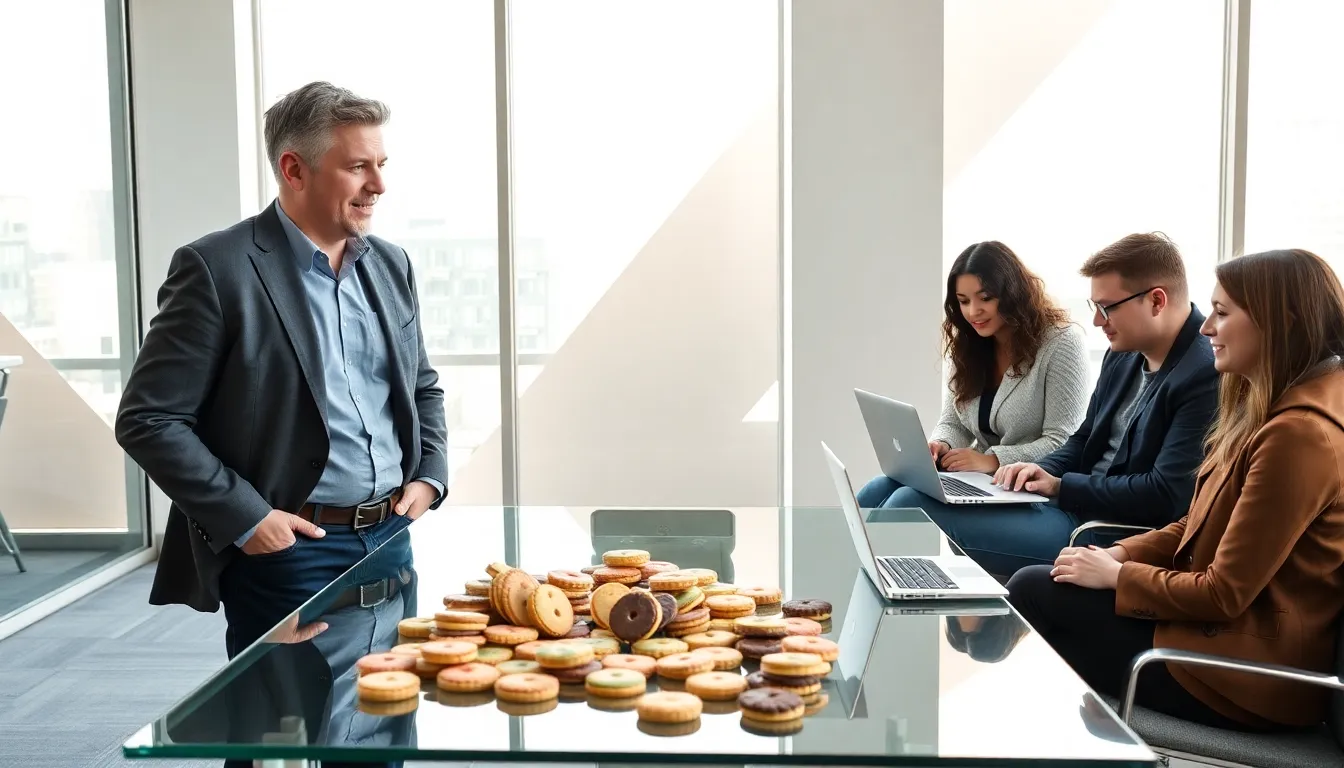 Jackson from CookiesForLove discussing collaboration with a diverse team.